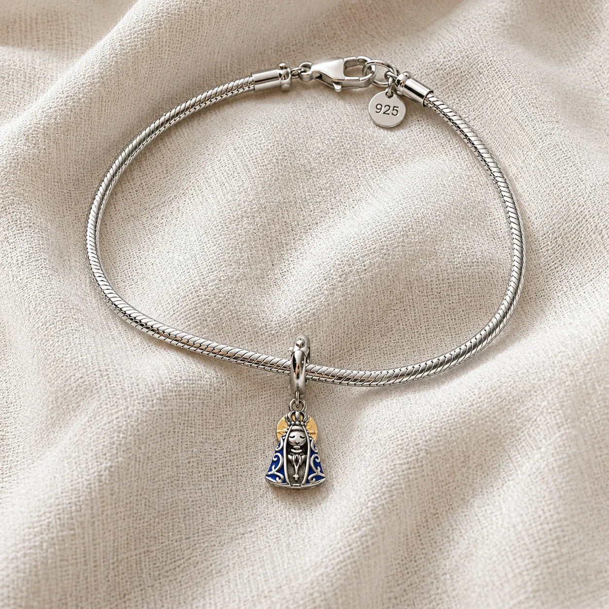 Charm Madonna Incoronata (Argento 925)