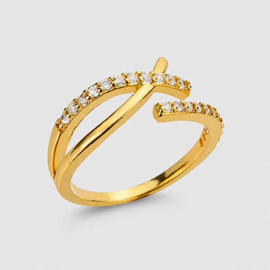 Anello Pesce Ichthys (Placcato in Oro)