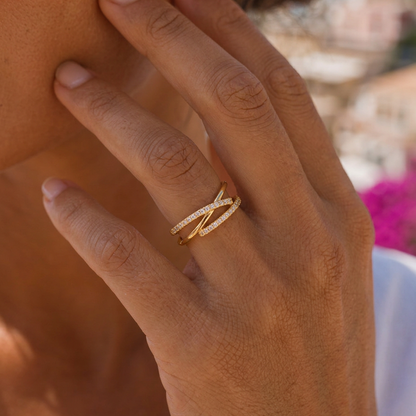 Anello Pesce Ichthys (Placcato in Oro)