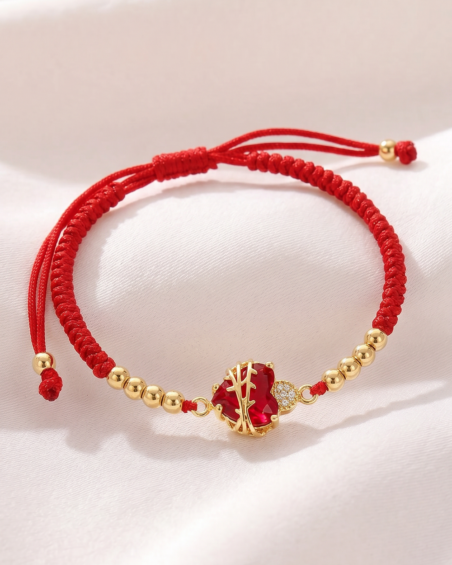 Bracciale Sacro Cuore di Gesù (Placcato in Oro)