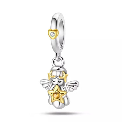 Charm Angelo Custode Celeste (Argento 925)