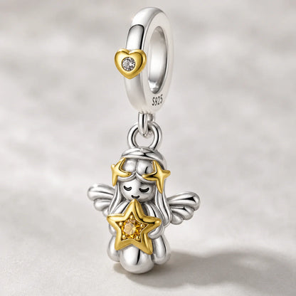 Charm Angelo Custode Celeste (Argento 925)