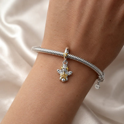 Charm Angelo Custode Celeste (Argento 925)