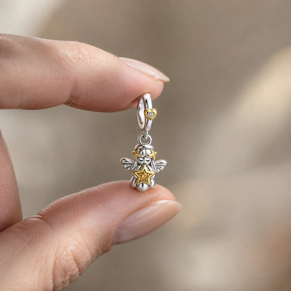 Charm Angelo Custode Celeste (Argento 925)