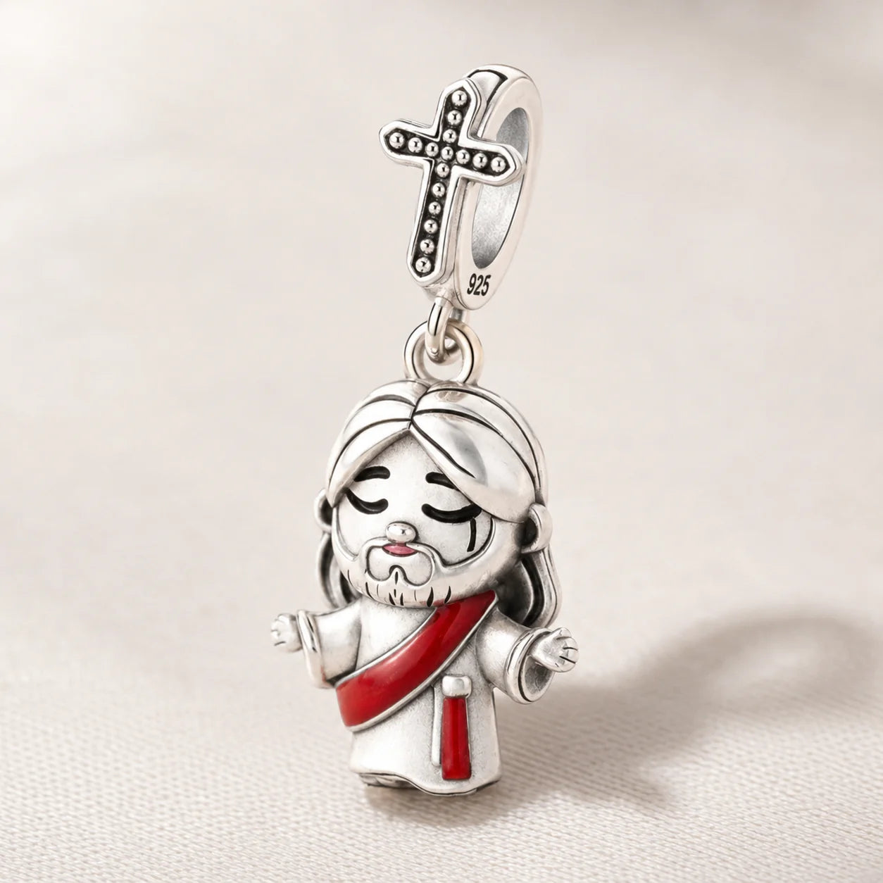 Charm Cristo Re Glorioso (Argento 925)