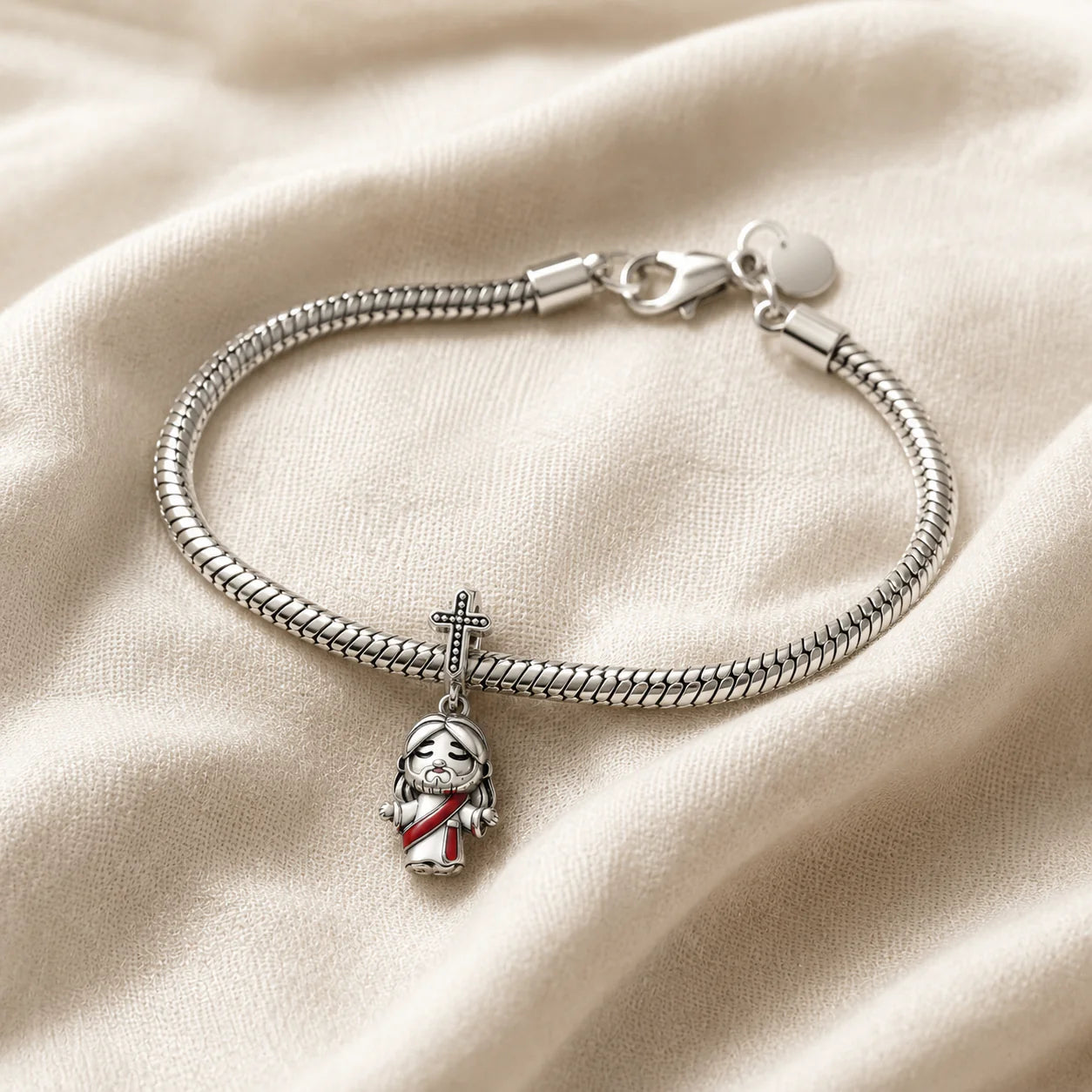 Charm Cristo Re Glorioso (Argento 925)