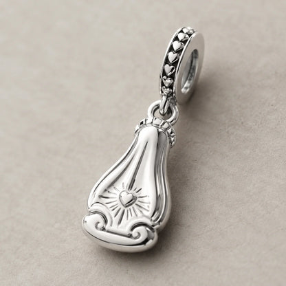 Charm Cuore Immacolato di Maria (Argento 925)