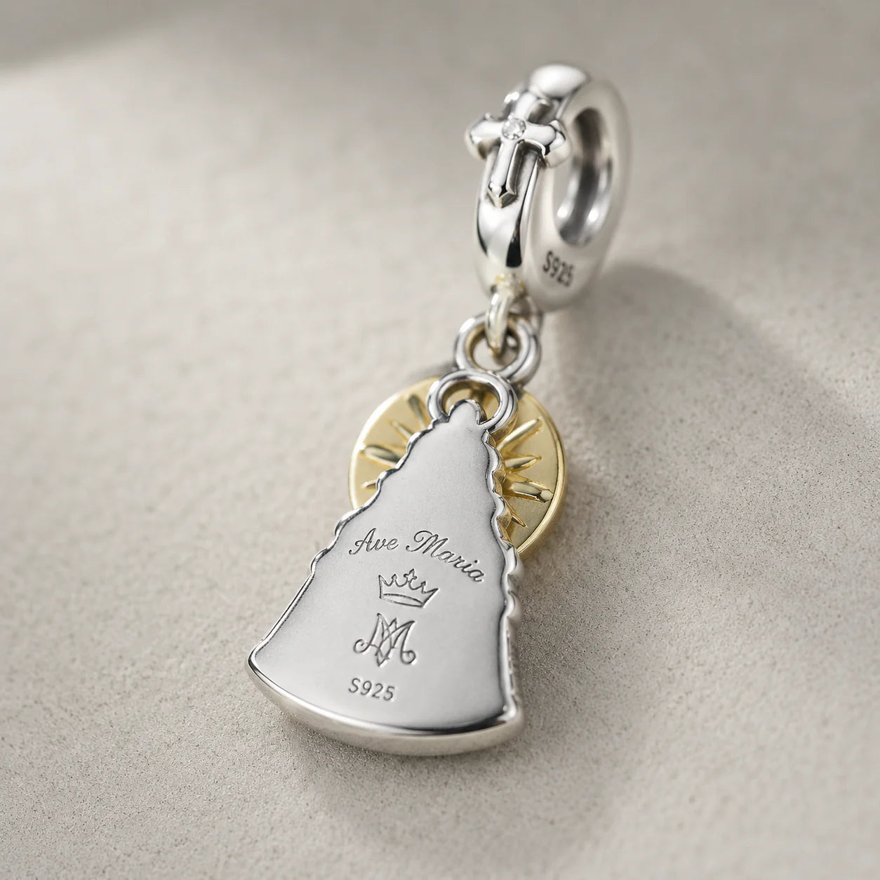 Charm Madonna Incoronata (Argento 925)