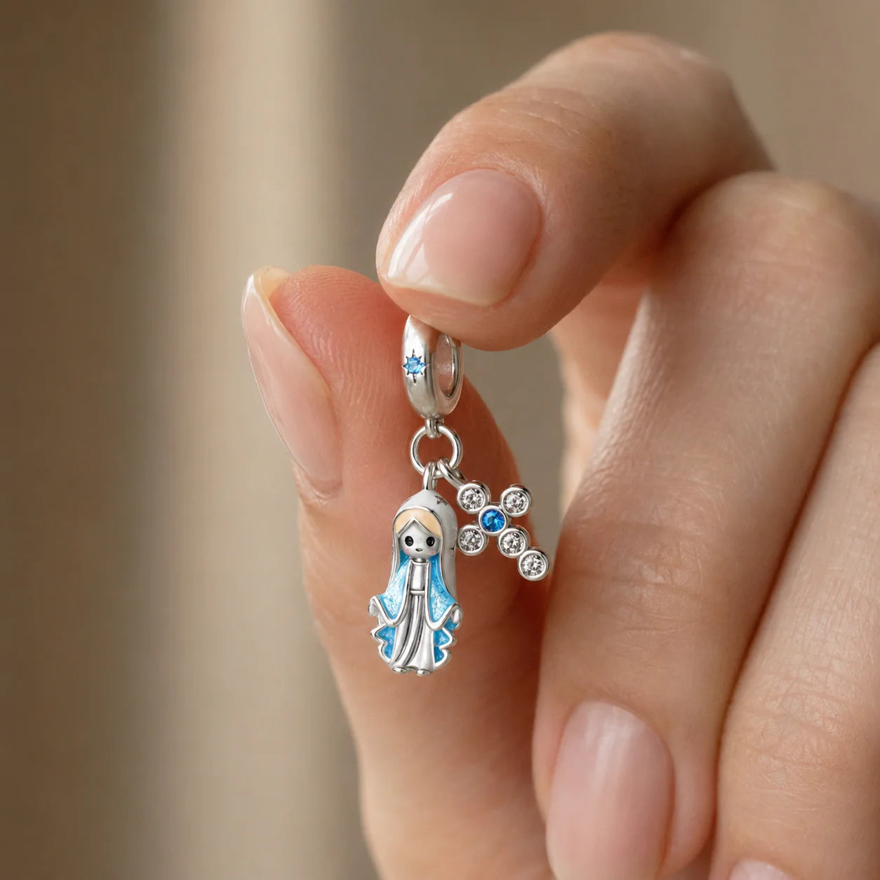 Charm Madonna delle Grazie (Argento 925)