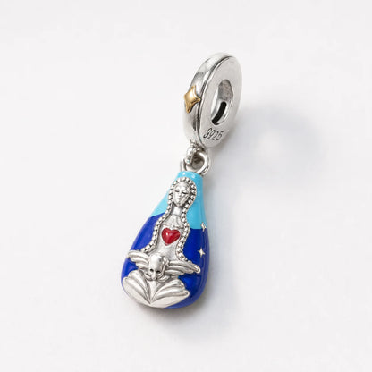 Charm Manto Sacro della Madonna (Argento 925)