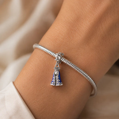 Charm Regina del Manto Zaffiro (Argento 925)