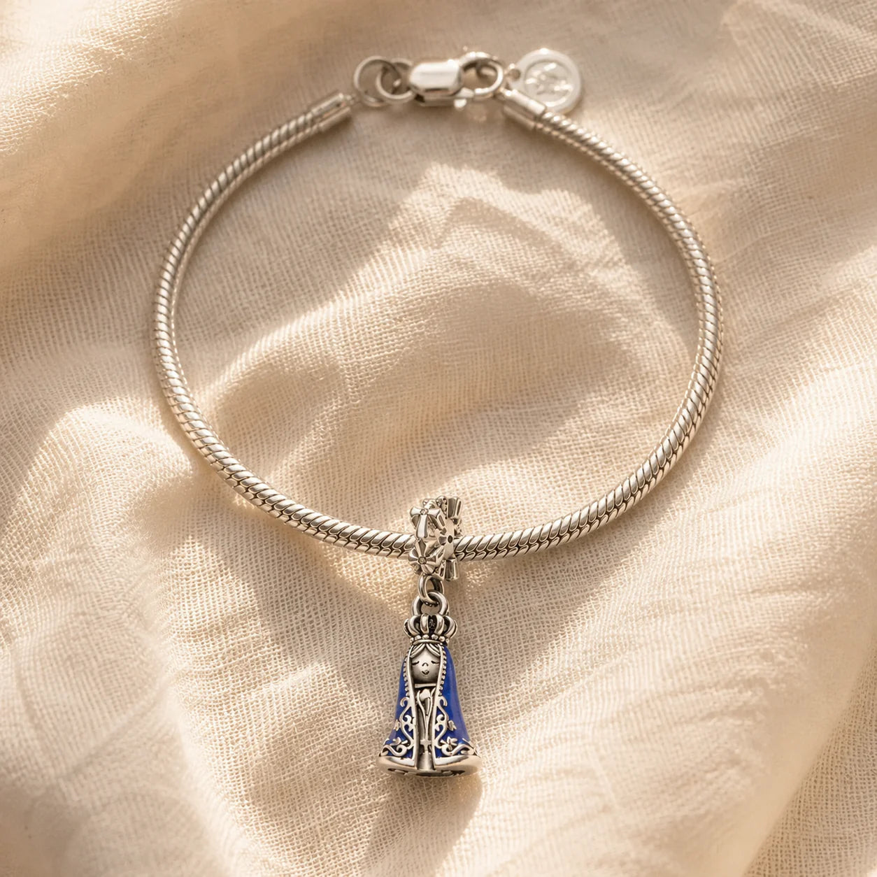 Charm Regina del Manto Zaffiro (Argento 925)