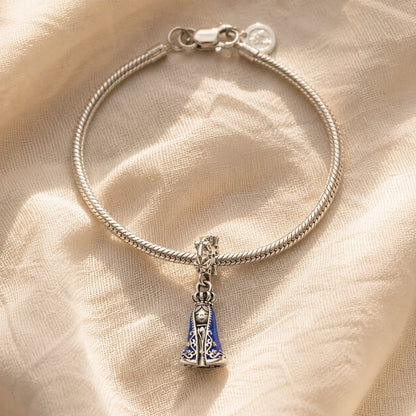 Charm Regina del Manto Zaffiro (Argento 925)