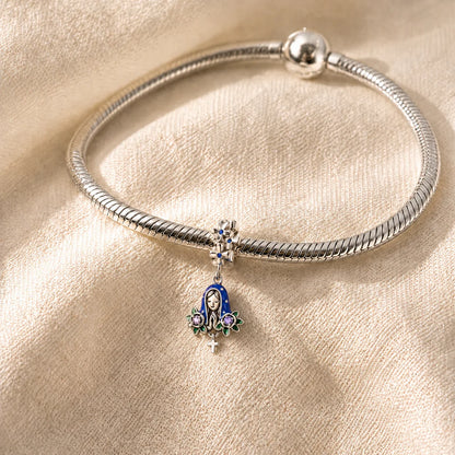 Charm Rose della Madonna (Argento 925)