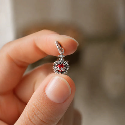 Charm Sacro Cuore di Gesù (Argento 925)