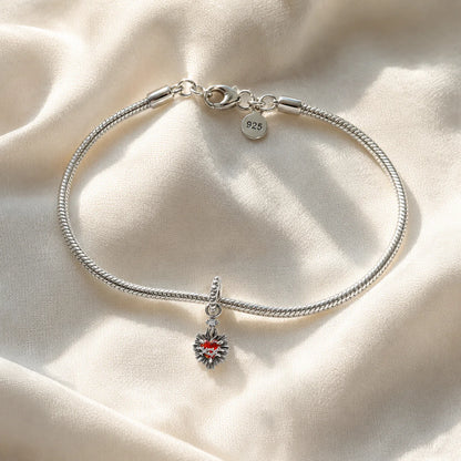 Charm Sacro Cuore di Gesù (Argento 925)