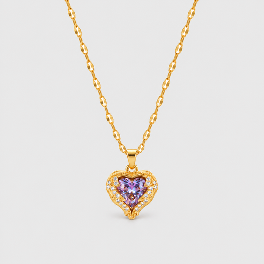 Collana Cuore Benedetto (Placcata in Oro)