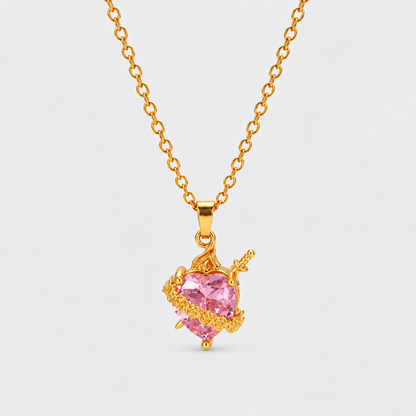 Collana Cuore Immacolato di Maria (Placcata in Oro)