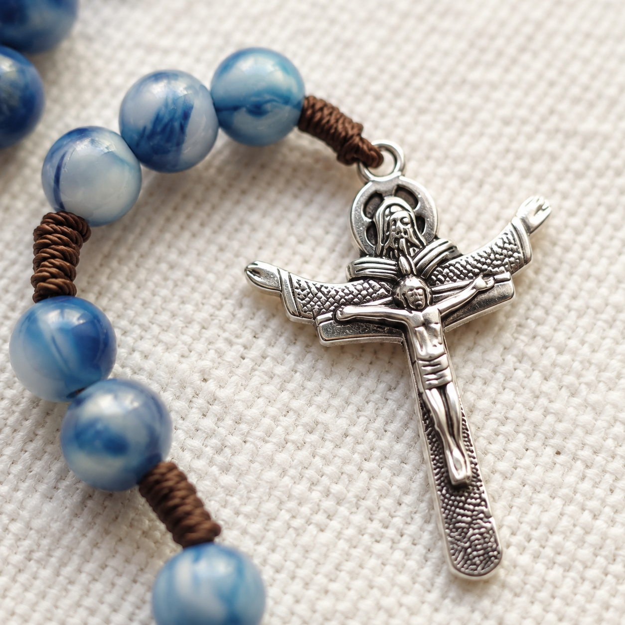 Rosario Grani in Pietra Blu Vergine Maria