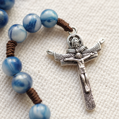 Rosario Grani in Pietra Blu Vergine Maria